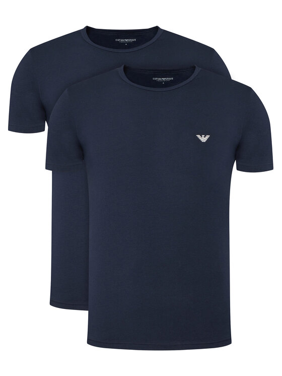 Emporio Armani Underwear Emporio Armani Underwear 2er-Set T-Shirts EM000391 AF14132 MB143 Dunkelblau Regular Fit