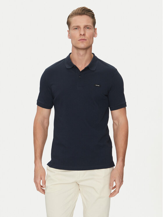 Calvin Klein Calvin Klein Pólóing K10K111196 Sötétkék Slim Fit