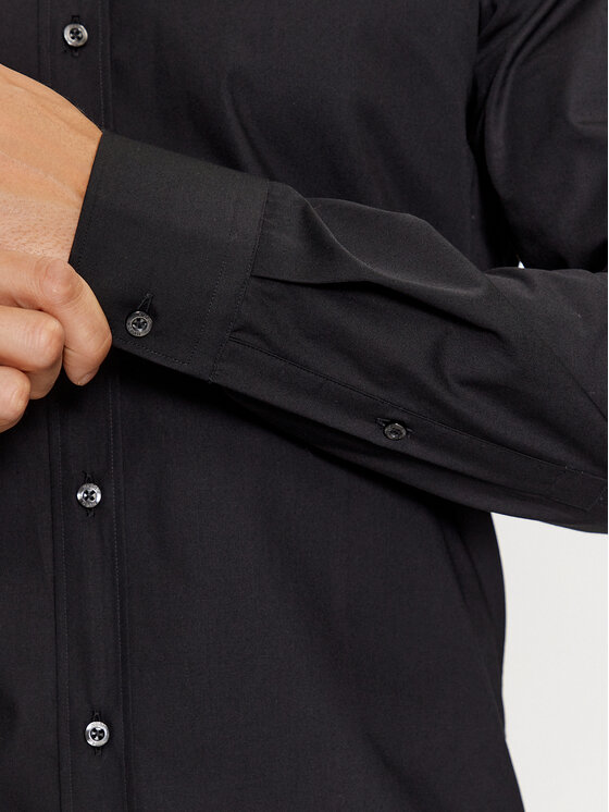HUGO Hugo Košulja Elisha02 50495087 Crna Extra Slim Fit