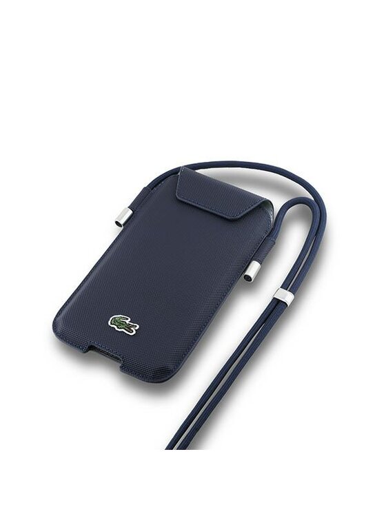 Lacoste Lacoste Torebka na telefon Crossbody Petit Pique Granatowy