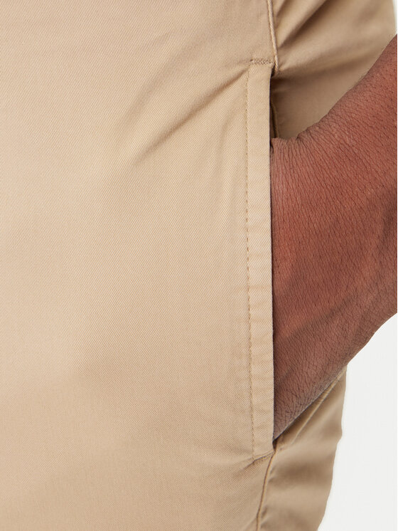 HUGO HUGO Chino nohavice David251D 50530886 Béžová Slim Fit