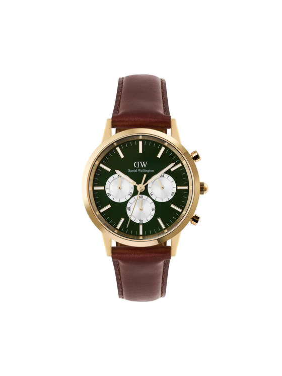 Daniel Wellington Daniel Wellington Käekell Iconic Chronograph St Mawes Arctic Panda DW00100876 Pruun