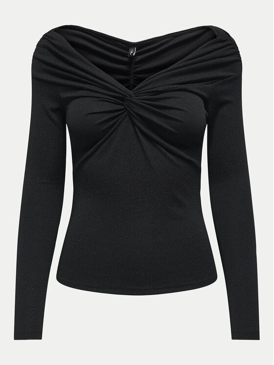 ONLY ONLY Bluza Queen 15331413 Črna Slim Fit