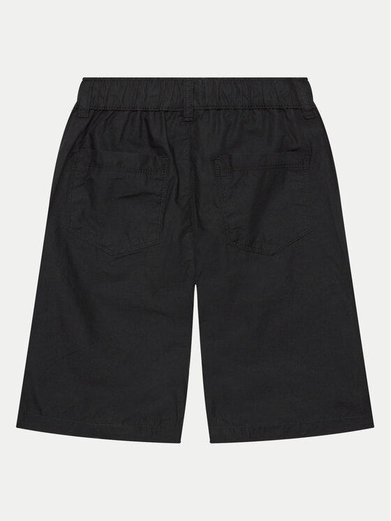 Coccodrillo Coccodrillo Шорти от плат WC4119503HBJ Черен Regular Fit