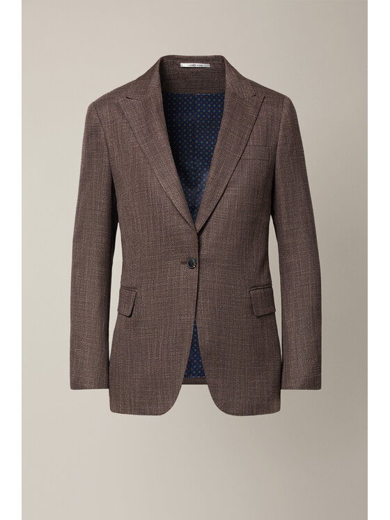 Lancerto Lancerto Marynarka Cortona MA131126000041 Brązowy Regular Fit