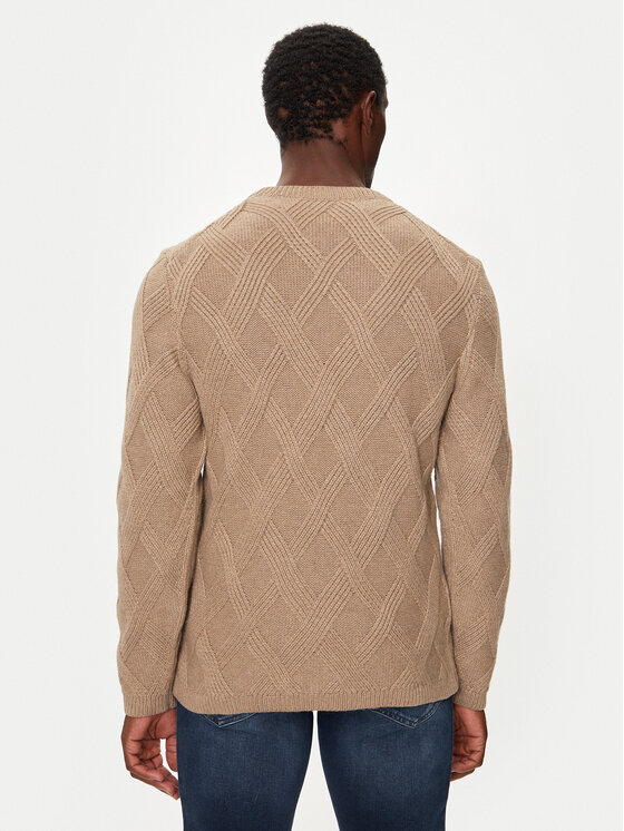 JOOP! JOOP! Пуловер 17 JK-28Diamondo 30043058 Бежов Modern Fit