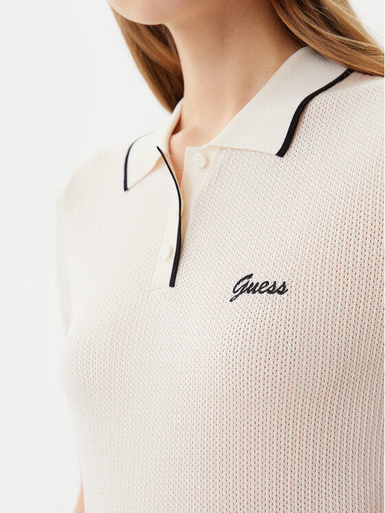 Guess Guess Polo marškinėliai Polo sweater Smėlio Slim Fit