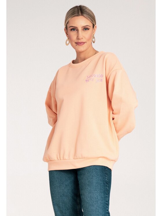 FIGL FIGL Felpa M1151 Arancione Regular Fit