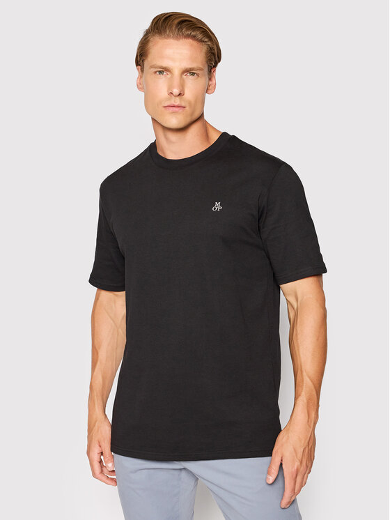 Marc O'Polo Marc O'Polo T-särk B21 2012 51054 Must Regular Fit