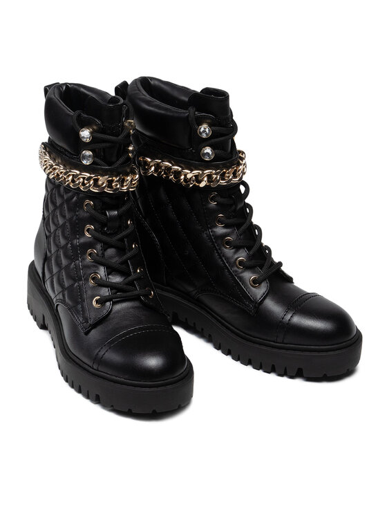 Guess Guess Schnürstiefeletten FL8ODS ELE10 Schwarz