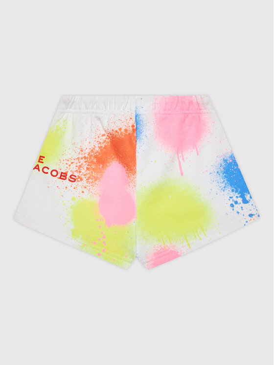 Pantaloncini sportivi W14292 D Bianco Regular Fit