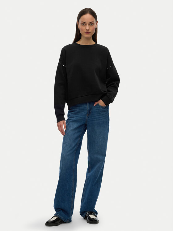 Vero Moda Vero Moda Μπλούζα Lotte 10333544 Μαύρο Regular Fit