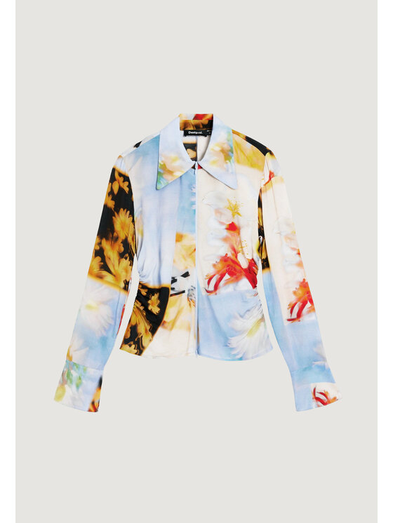 Desigual Desigual Camicia CAM_BUTT Giallo Casual Fit