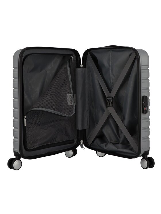 American Tourister American Tourister Walizka kabinowa 298814 Srebrny