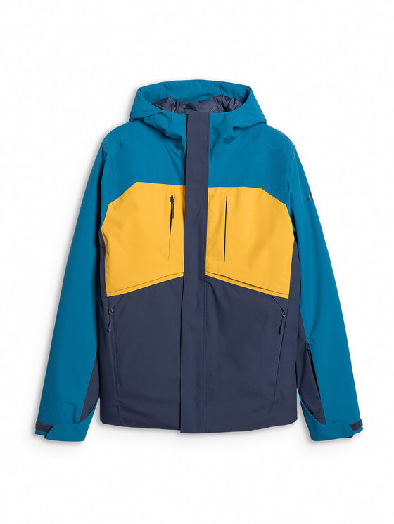 4F 4F Kurtka narciarska SKIWEAR Turkusowy Regular Fit