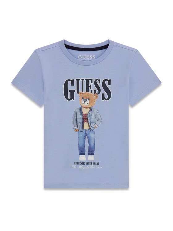 Guess Kids Guess Kids T-Shirt 180847 Modrá Classic Fit
