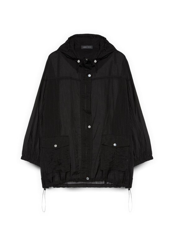 Fiorella Rubino Fiorella Rubino Cappotto invernale R001L000339N033 Nero A-Line Fit