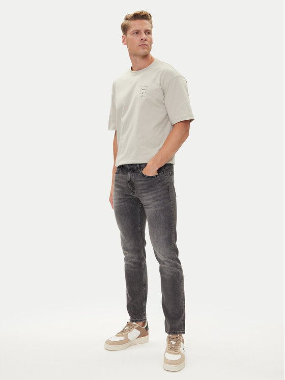 BOSS BOSS Jeansy Delaware Bo 50544635 Szary Slim Fit