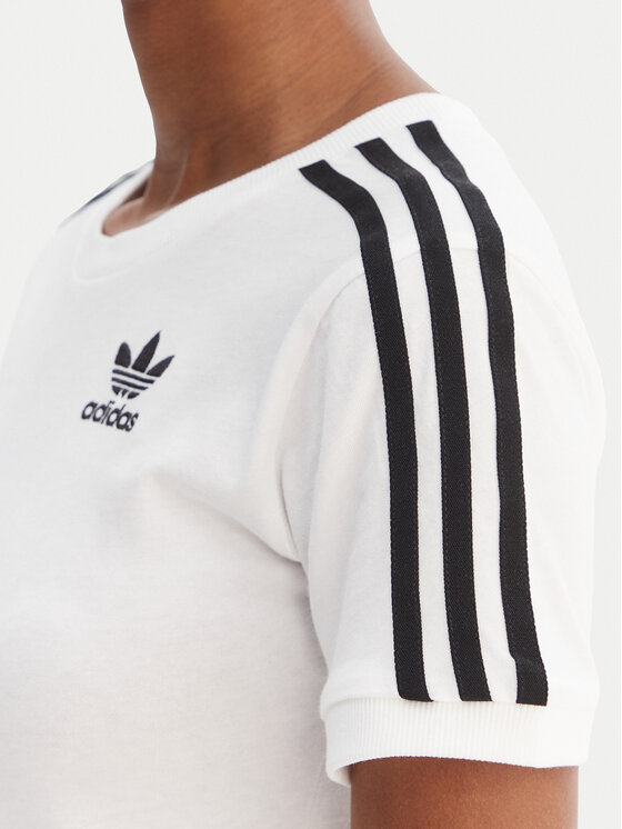 adidas adidas Тишърт adicolor Classics 3-Stripes GN2913 Бял Regular Fit