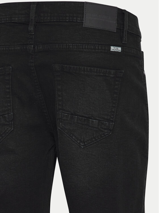 Blend Blend Džínové šortky 20716686 Černá Slim Fit