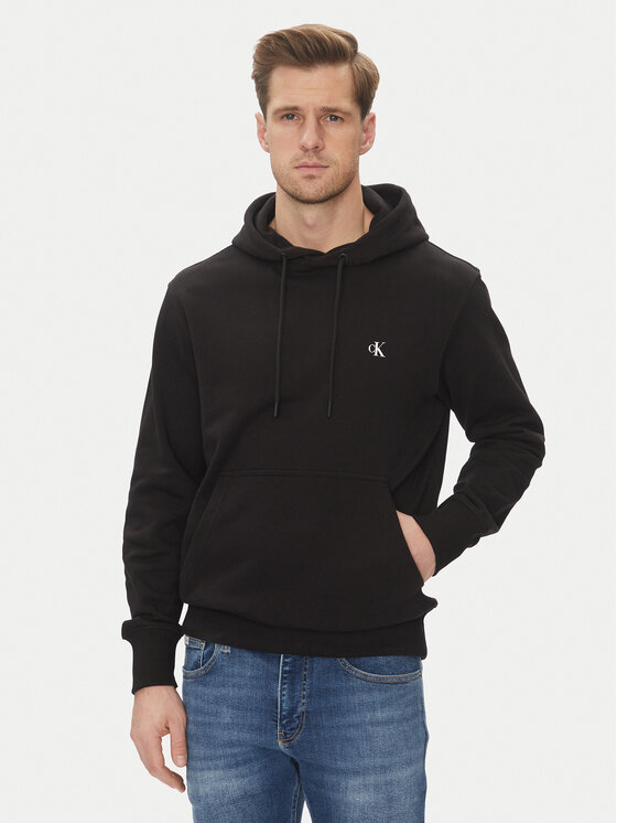 Calvin Klein Jeans Calvin Klein Jeans Pulóver Painted J30J327526 Fekete Regular Fit