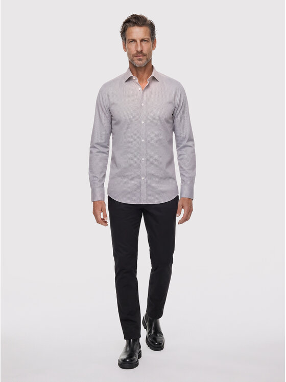 Pako Lorente Pako Lorente Koszula P26WF-1X-009 Szary Slim Fit