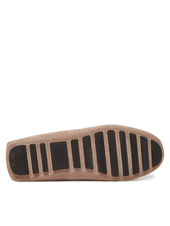 Tommy Hilfiger Tommy Hilfiger Mokasyny Hilfiger Folded Suede Driver FM0FM05385 Beżowy