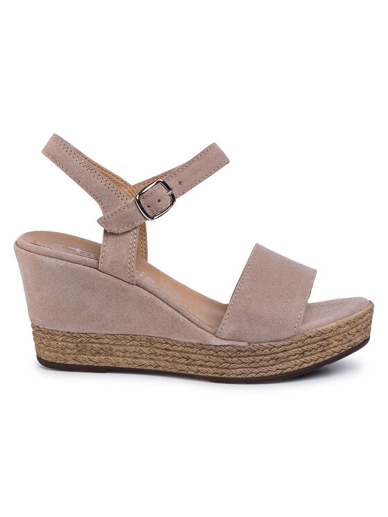 Tamaris Sandali Donna In Pelle Con Cinturino Alla Caviglia, Tacco Piatto, Comodi E Eleganti, 1-1-28700-24
