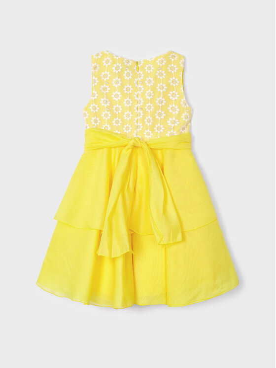 Mayoral Mayoral Elegantne kleit 3912 Kollane