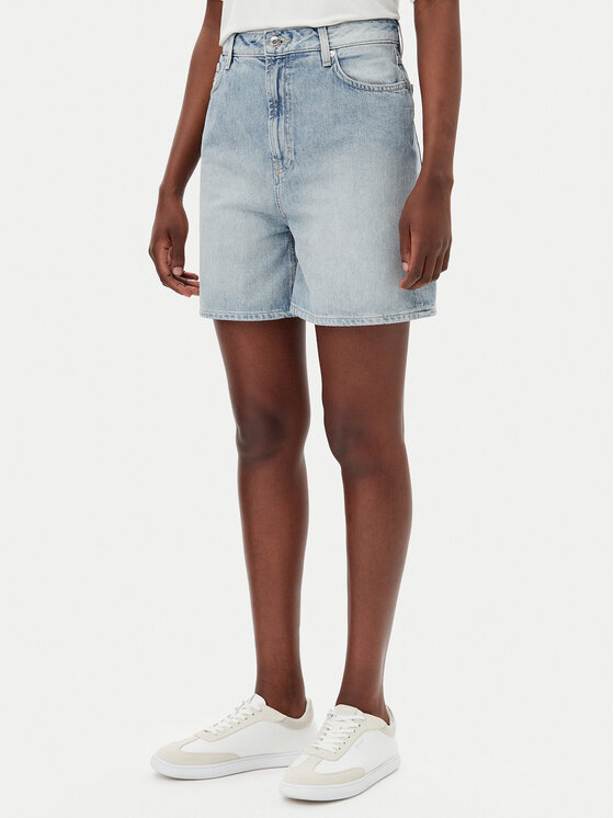 HUGO HUGO Pantaloni scurți de blugi Gelita 50538863 Albastru Relaxed Fit