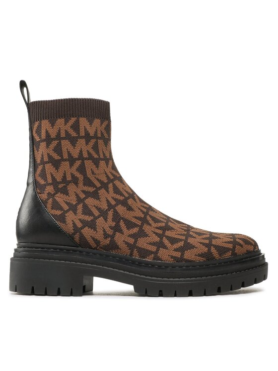 MICHAEL Michael Kors MICHAEL Michael Kors Μποτάκια Comet Lug Bootie 40F2CMFE5Y Καφέ