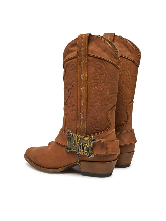 Naked Wolfe Naked Wolfe Cowboystiefel Outlaw 00021 Braun
