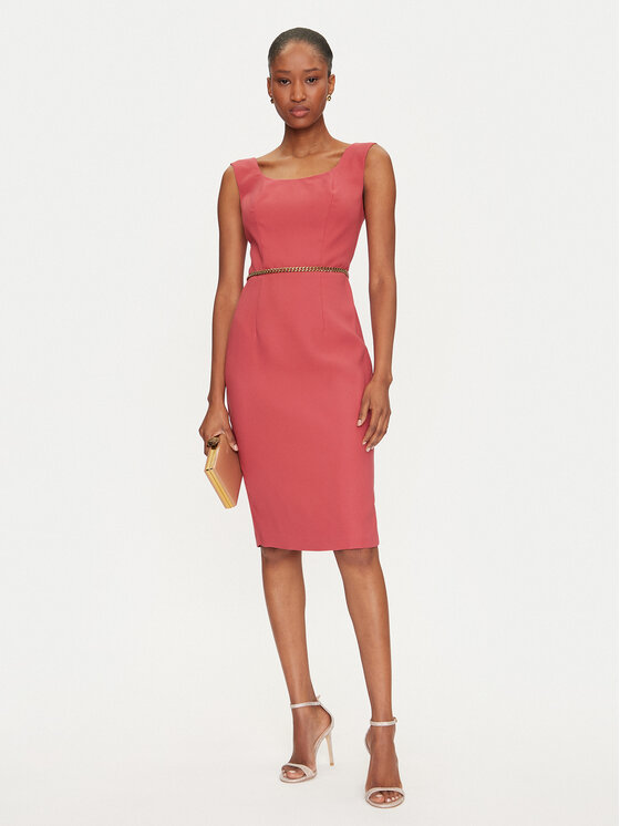 Marciano Guess Marciano Guess Rochie cocktail 5GGK12 7300A Coral Regular Fit