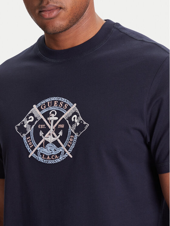 Guess Guess T-shirt M5YI62 K8FQ4 Blu scuro Regular Fit