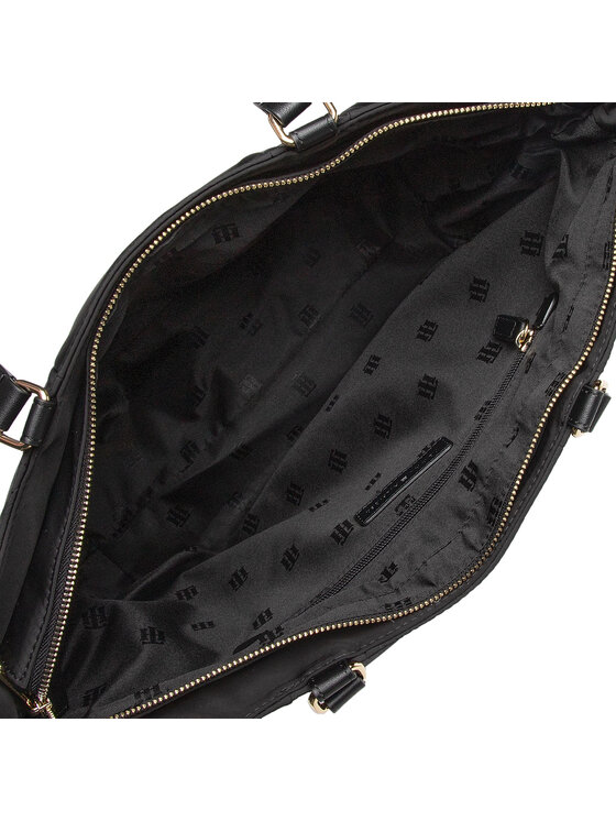 Tommy Hilfiger Tommy Hilfiger Handtasche My Tommy Tote AW0AW11998 Schwarz