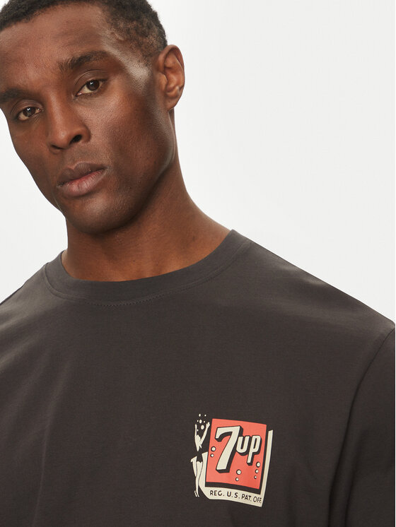 Only & Sons Only & Sons Marškinėliai 7Up 22033847 Juoda Relaxed Fit