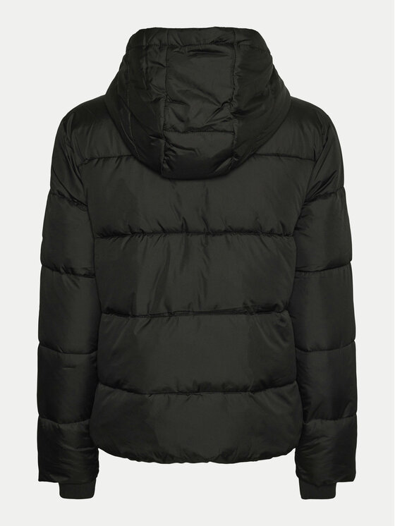 Pieces Pieces Μπουφάν χειμωνιάτικο 17115626 Μαύρο Regular Fit