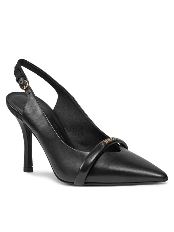 Furla Furla Pantofi cu toc subțire Core Slingback T.90 YH39FCD-X30000-O6000-10074100 Negru