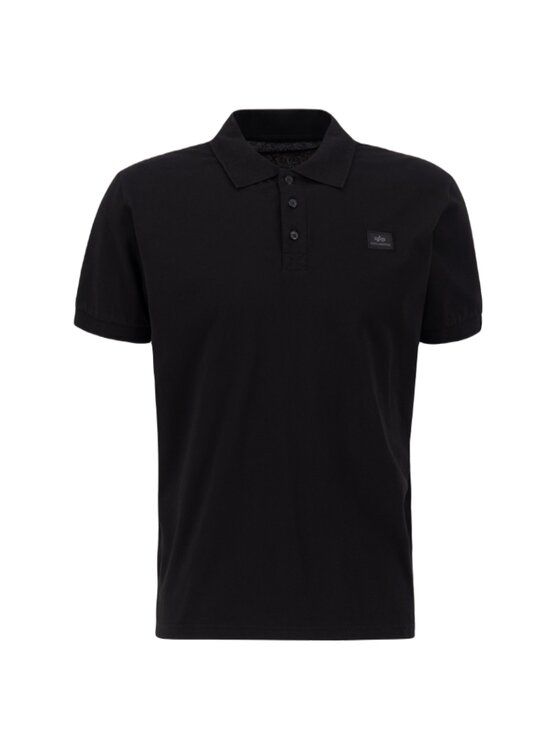 Alpha Industries Alpha Industries Polo AI.136600-03-3XL Czarny Regular Fit