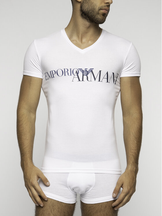 Emporio Armani Underwear Emporio Armani Underwear Tricou 110810 9P516 00010 Alb Slim Fit