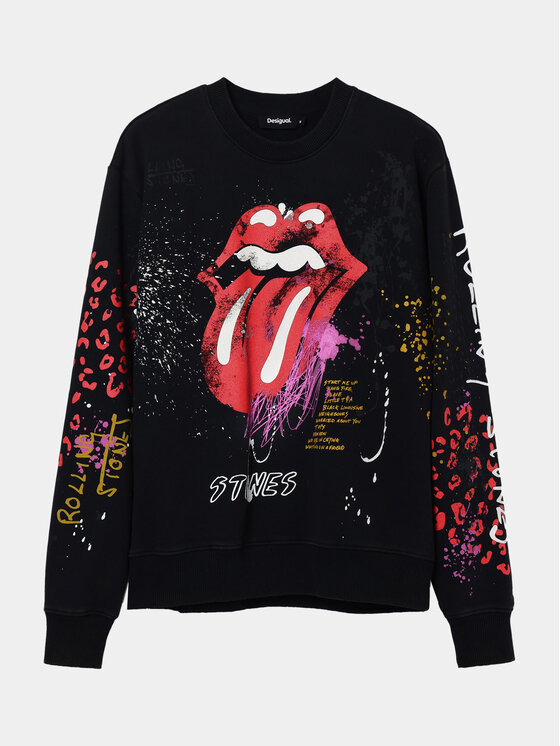 Desigual Desigual Jopa The Rolling Stones 24SWSK39 Črna Regular Fit