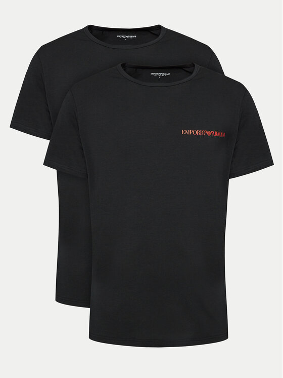 Emporio Armani Underwear Emporio Armani Underwear 2-dielna súprava tričiek 111267 4F717 23820 Čierna Slim Fit