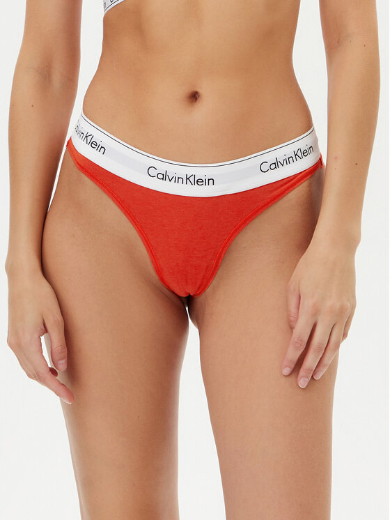 Női Tanga Calvin Klein Underwear, Méret: S, Piros, 0000F3786E