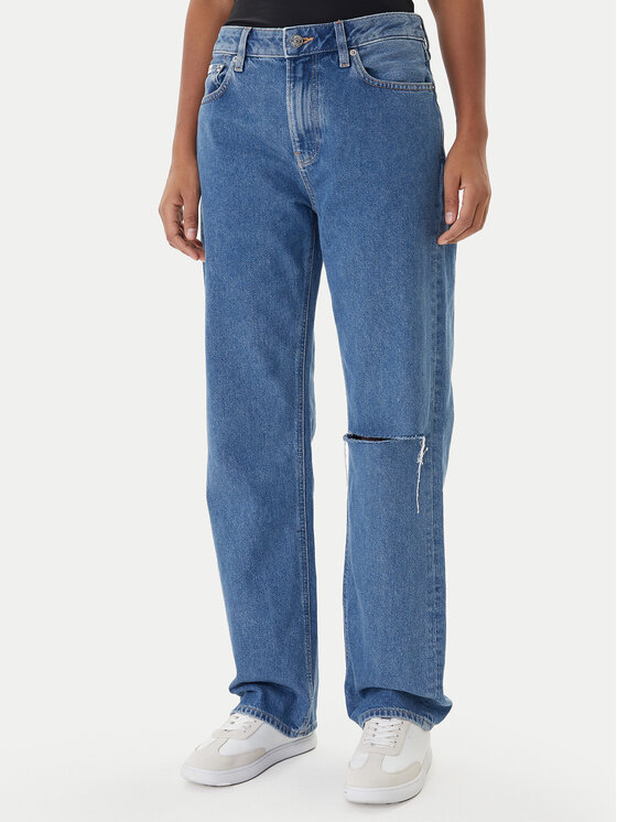 Calvin Klein Jeans Blugi LV047E609G Bleumarin Regular Fit