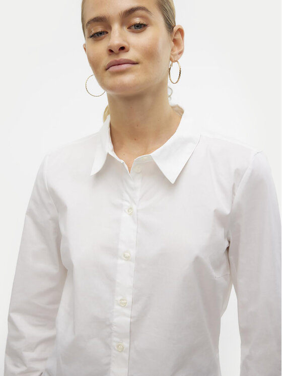 Vero Moda Vero Moda Cămașă Anna 10318701 Alb Slim Fit