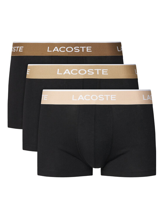 Lacoste Lacoste Boxershorts-Set 5H1297 Schwarz Regular Fit