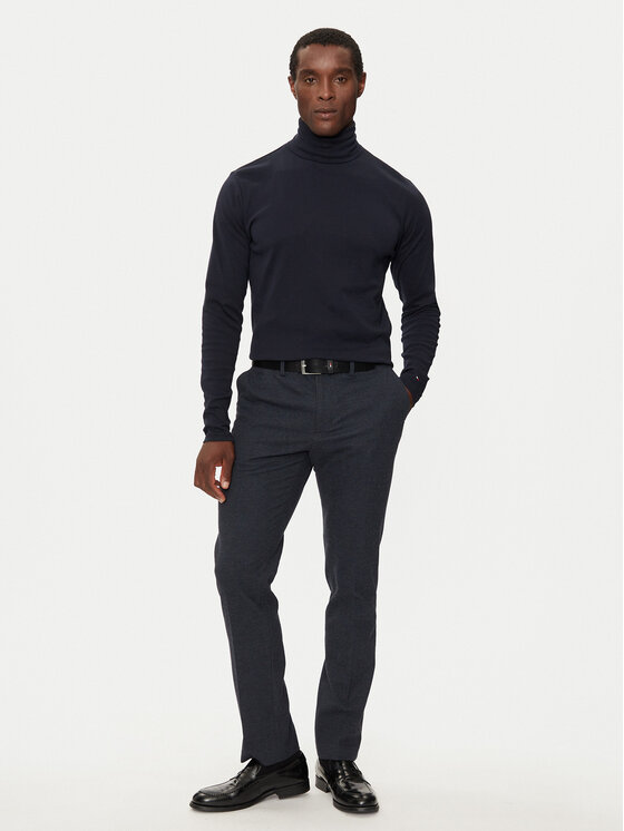 Tommy Hilfiger Tommy Hilfiger Поло MW0MW36451 Тъмносин Regular Fit