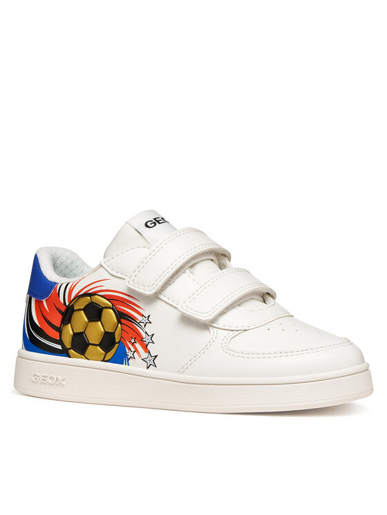 Geox Geox Snīkeri J Eclyper Boy J65LSD 0FU54 C0293 M Balts