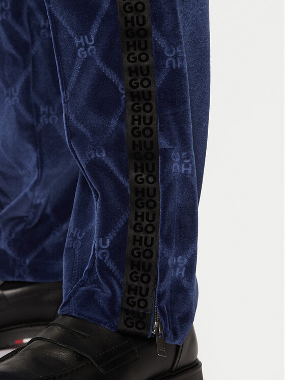 HUGO HUGO Spodnji del trenirke Dislaco 50522512 Mornarsko modra Relaxed Fit