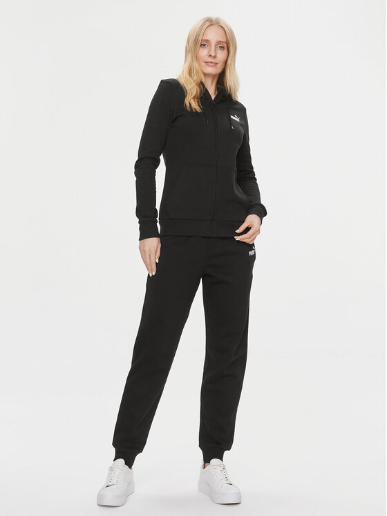 Puma Puma Spodnie dresowe Ess+ Embroidery 670007 Czarny Regular Fit